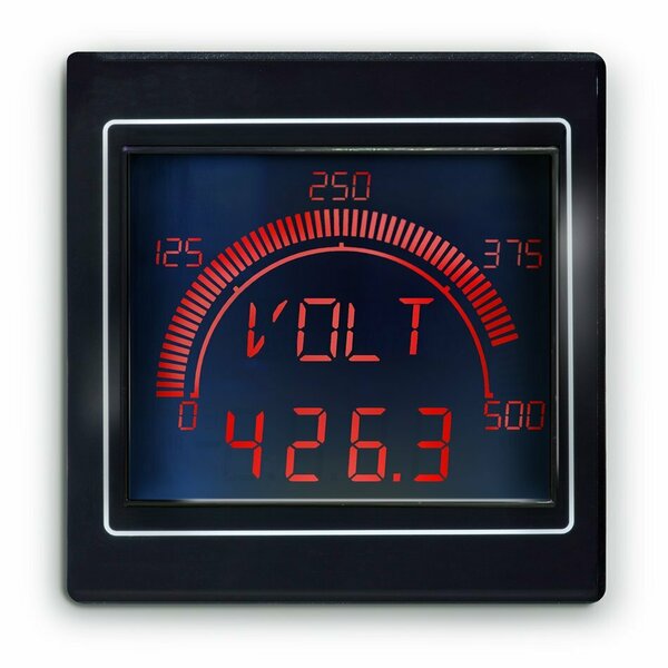 Trumeter VOLT, AMP, FREQ, PWR, MOD TCP/IP Panel Meter APM-MAX-M21-NU-4B
